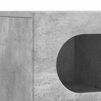 Mobile TV Grigio cemento 100 x 35 x 40 cm Legno multistrato