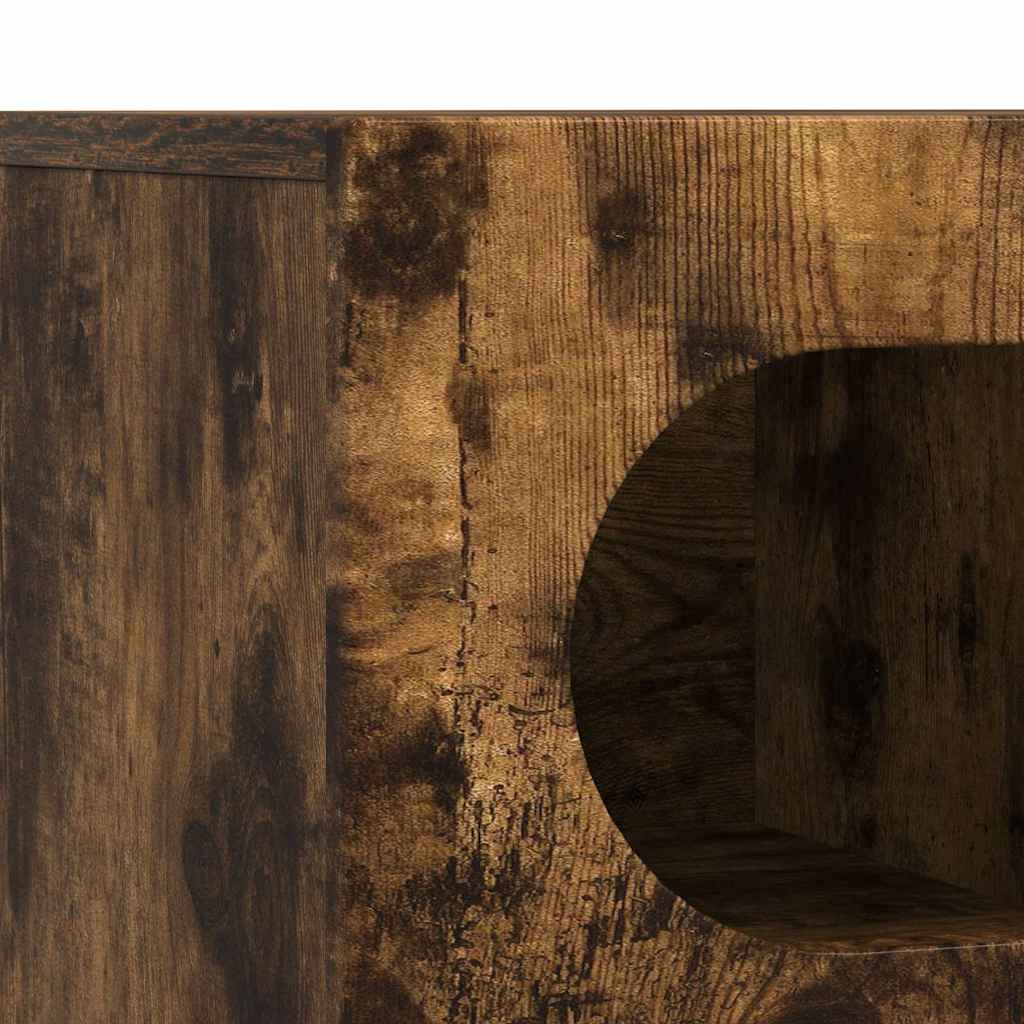 Mobile TV Rovere fumé 100 x 35 x 40 cm Legno multistrato