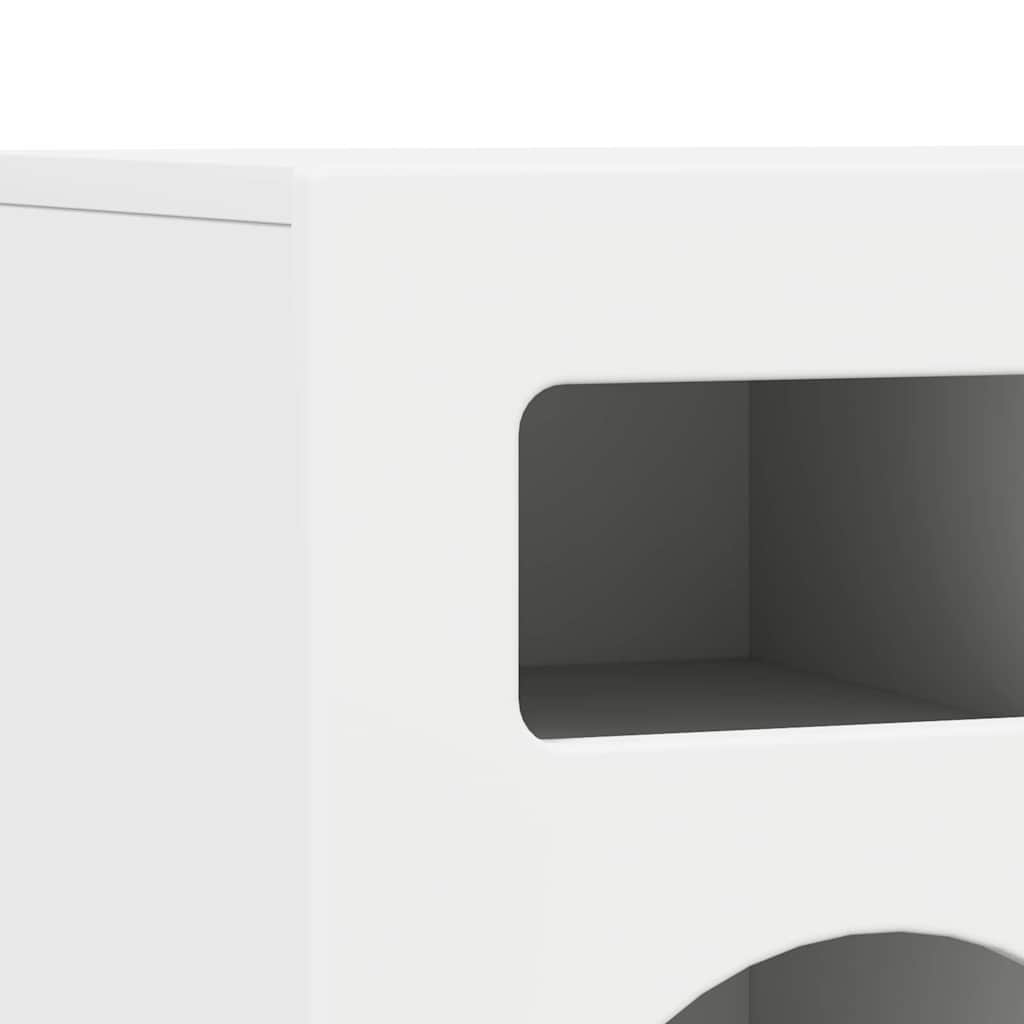 Mobile TV Bianco 80 x 35 x 40 cm Legno multistrato