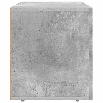 Mobile TV Grigio cemento 80 x 35 x 40 cm Legno multistrato