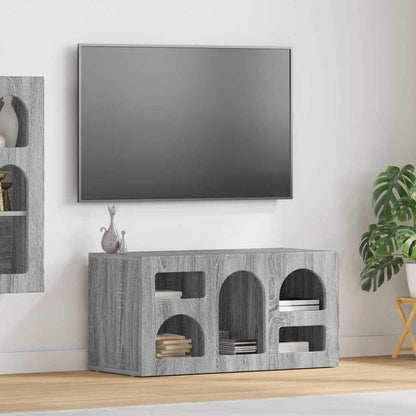 Mobile TV Grigio Sonoma 80 x 35 x 40 cm Legno multistrato