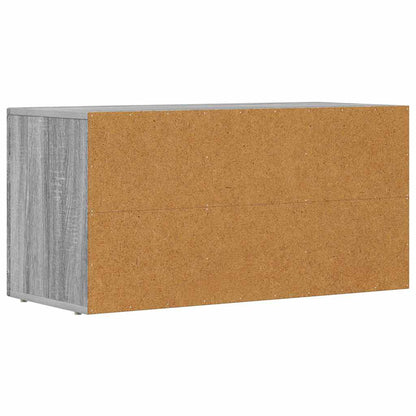 Mobile TV Grigio Sonoma 80 x 35 x 40 cm Legno multistrato