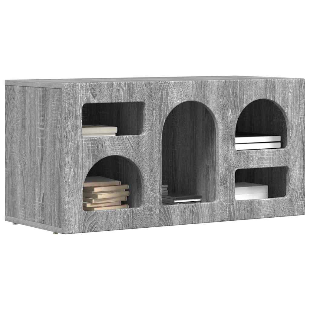 Mobile TV Grigio Sonoma 80 x 35 x 40 cm Legno multistrato