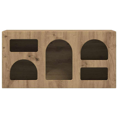 Mobile TV Rovere artigianale 80 x 35 x 40 cm Legno multistrato