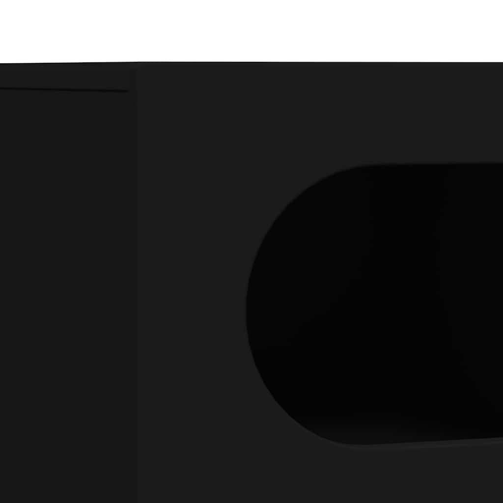 Mobile TV Nero 60 x 35 x 40 cm Legno multistrato