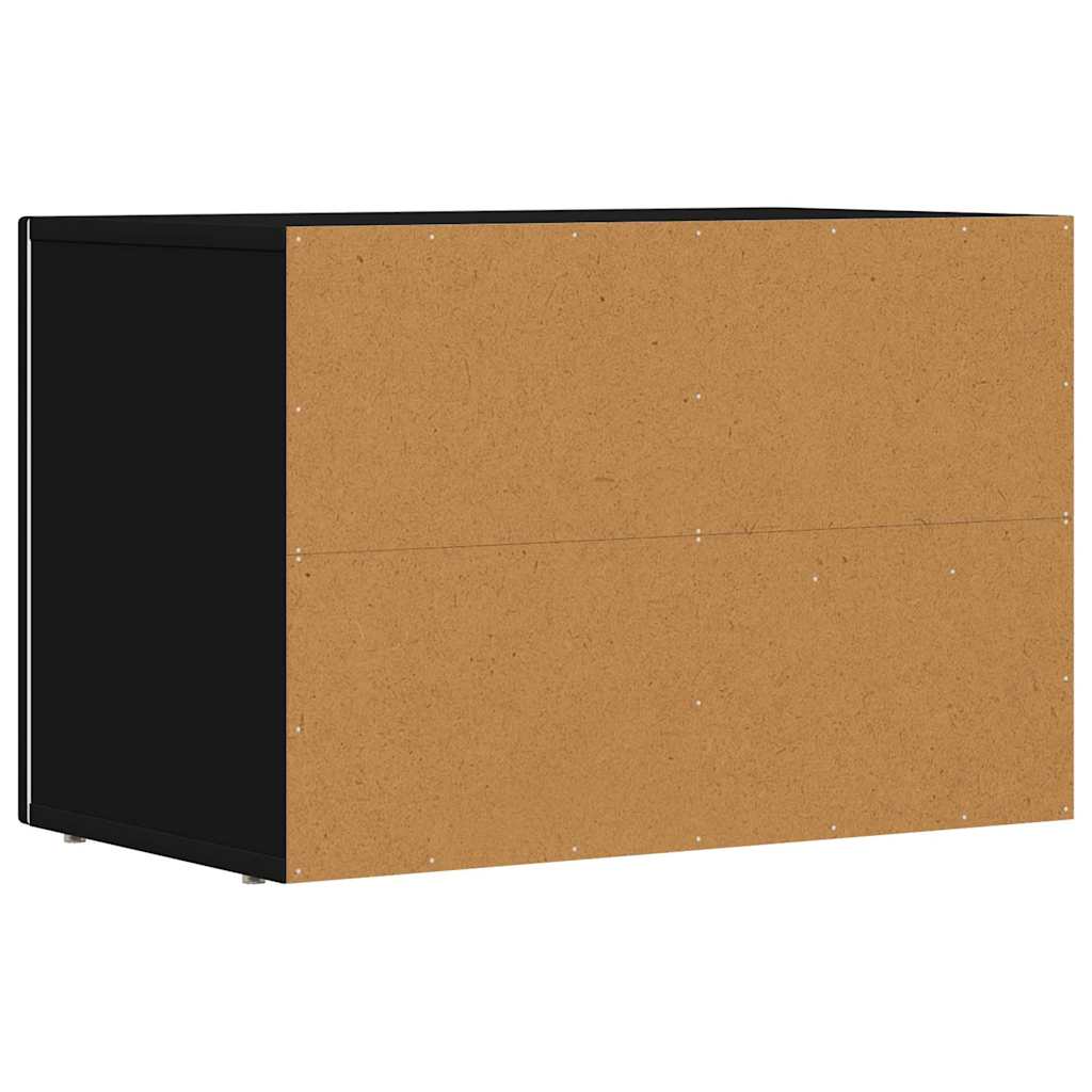 Mobile TV Nero 60 x 35 x 40 cm Legno multistrato