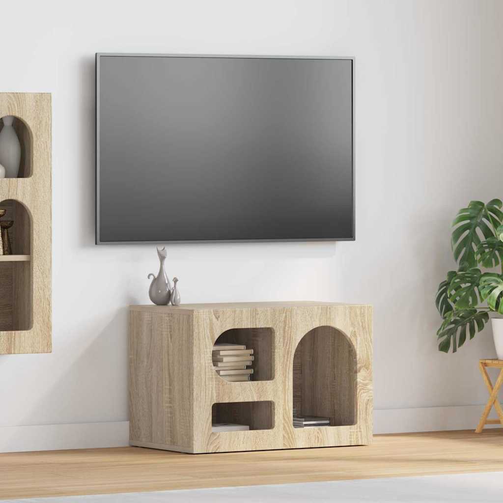 Mobile TV Rovere Sonoma 60 x 35 x 40 cm Legno multistrato