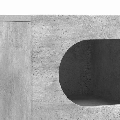 Mobile TV Grigio cemento 60 x 35 x 40 cm Legno multistrato