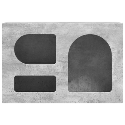 Mobile TV Grigio cemento 60 x 35 x 40 cm Legno multistrato