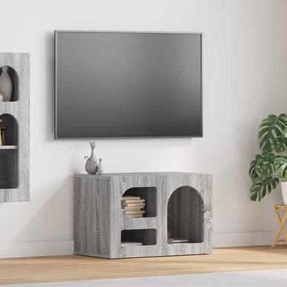 Mobile TV Grigio Sonoma 60 x 35 x 40 cm Legno multistrato
