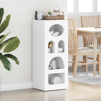 Credenza Bianco 40 x 35 x 100,5 cm Legno multistrato