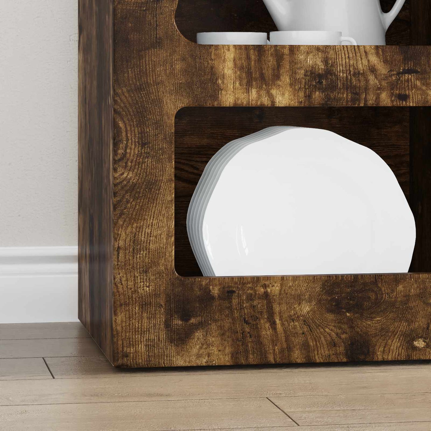 Credenza Rovere fumé 40 x 35 x 100,5 cm Legno multistrato