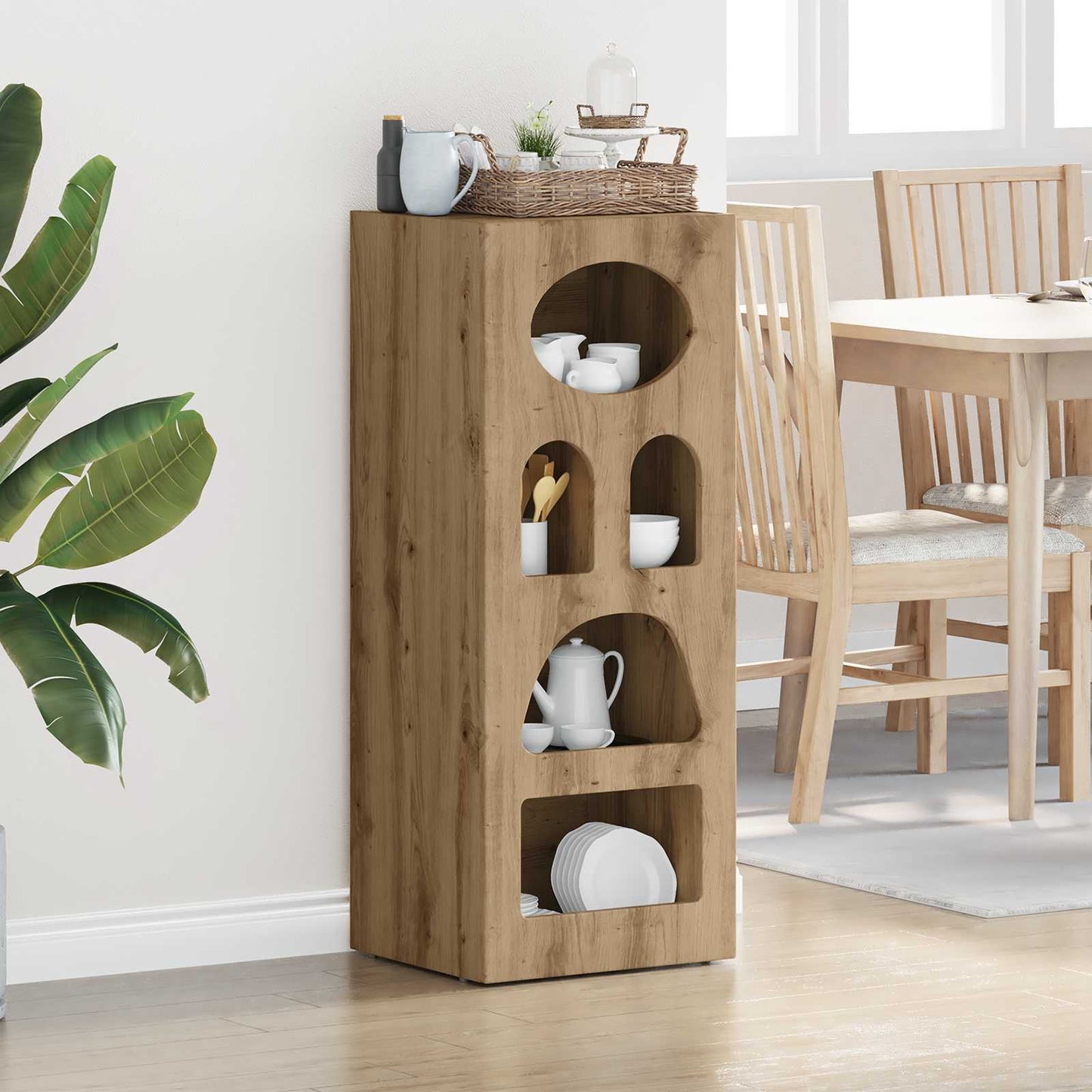 Credenza Rovere artigianale 40 x 35 x 100,5 cm