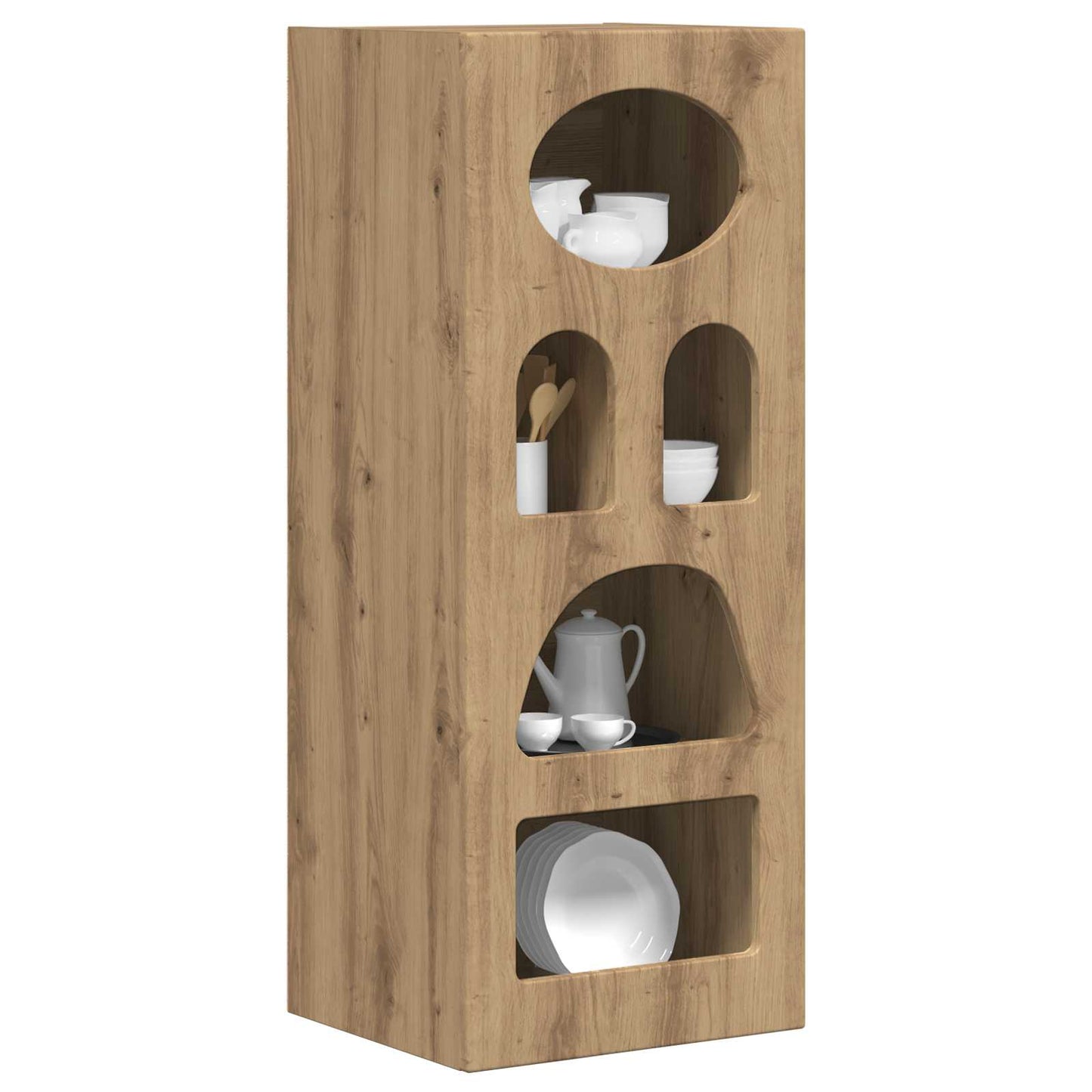 Credenza Rovere artigianale 40 x 35 x 100,5 cm