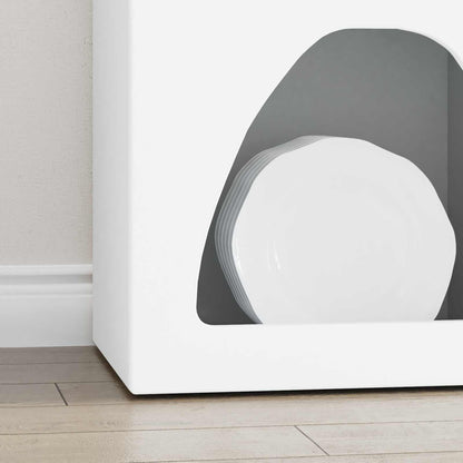 Credenza Bianco 40 x 35 x 100.5 cm Legno multistrato