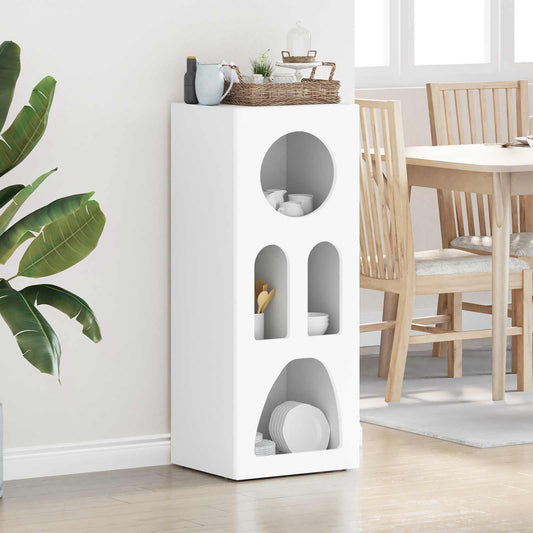 Credenza Bianco 40 x 35 x 100.5 cm Legno multistrato