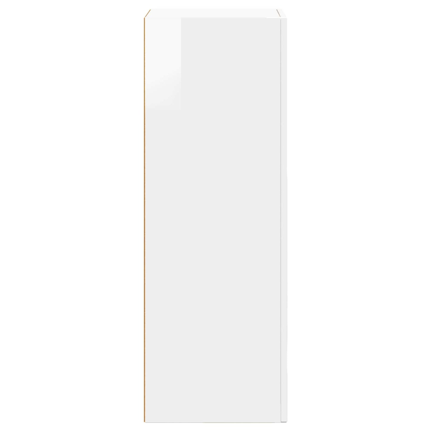 Credenza Bianco Lucido 40 x 35 x 100.5 cm Legno multistrato