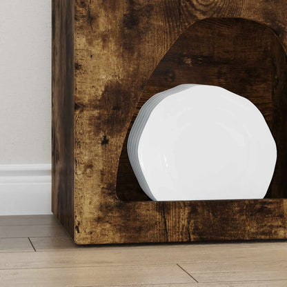 Credenza Rovere fumé 40 x 35 x 100.5 cm Legno multistrato