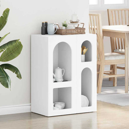 Credenza Bianco 59 x 35 x 80.5 cm Legno multistrato