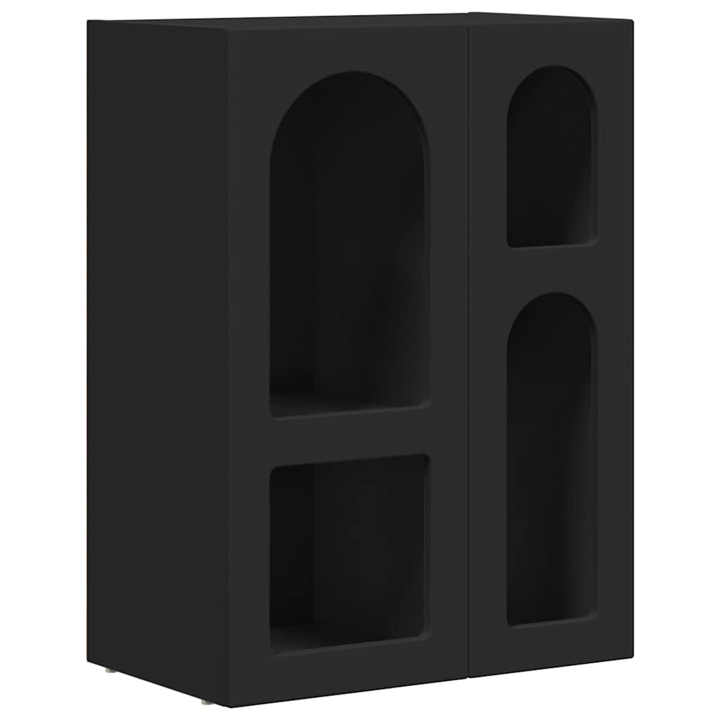 Credenza Nero 59 x 35 x 80.5 cm Legno multistrato
