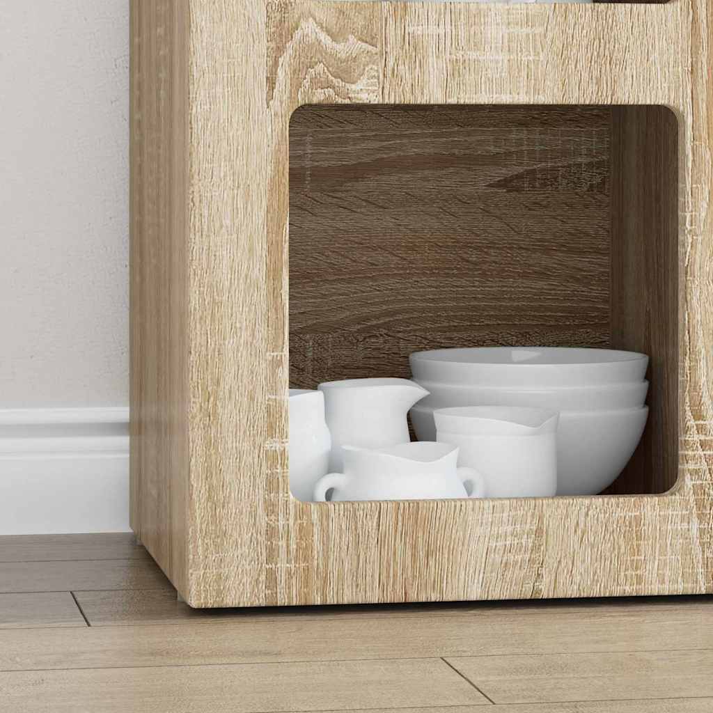 Credenza Rovere Sonoma 59 x 35 x 80.5 cm Legno multistrato