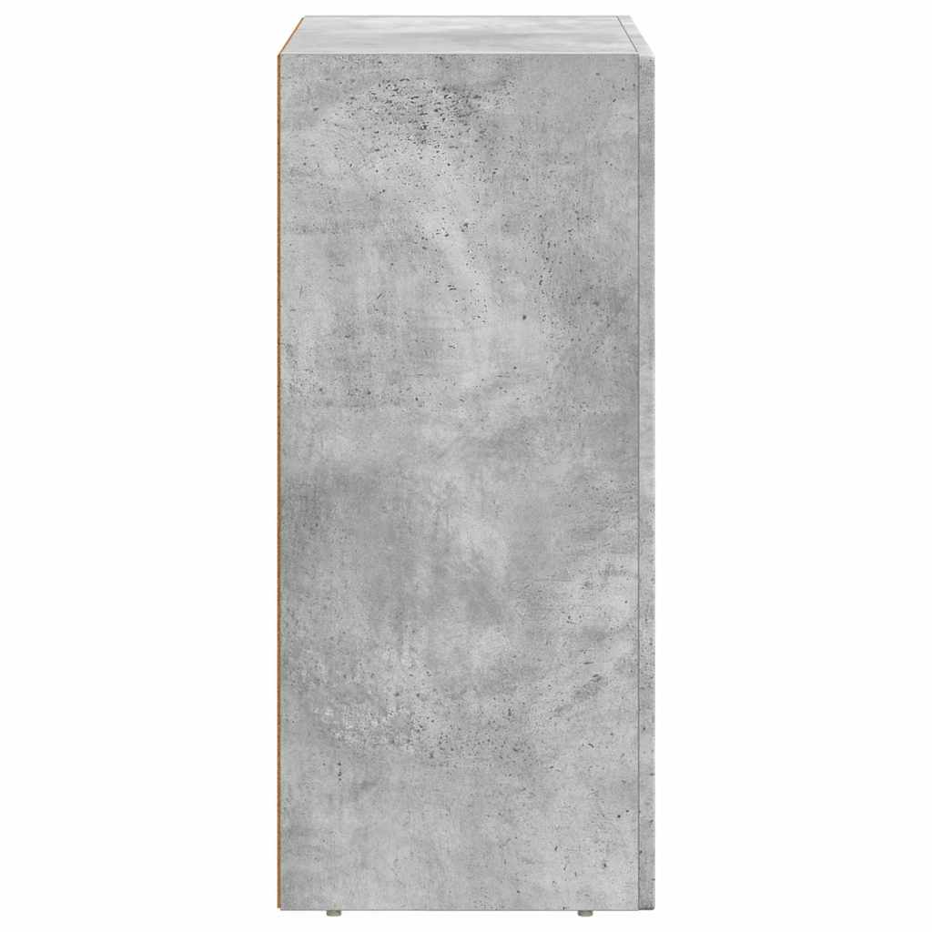 Credenza Grigio cemento 59 x 35 x 80.5 cm Legno multistrato