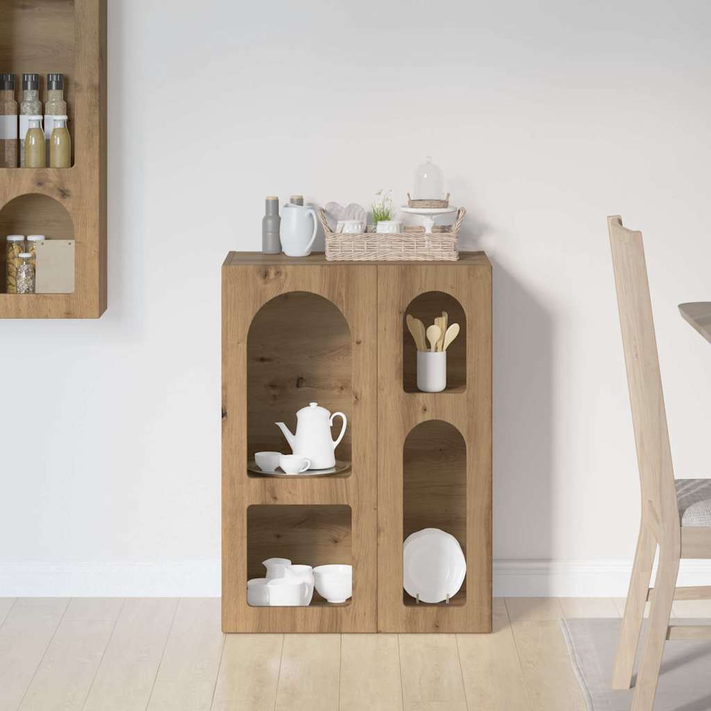 Credenza Rovere artigianale 59 x 35 x 80.5 cm Legno multistrato