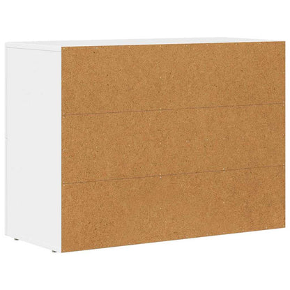 Credenza ELST Bianco 80.5 x 35 x 59 cm Legno multistrato