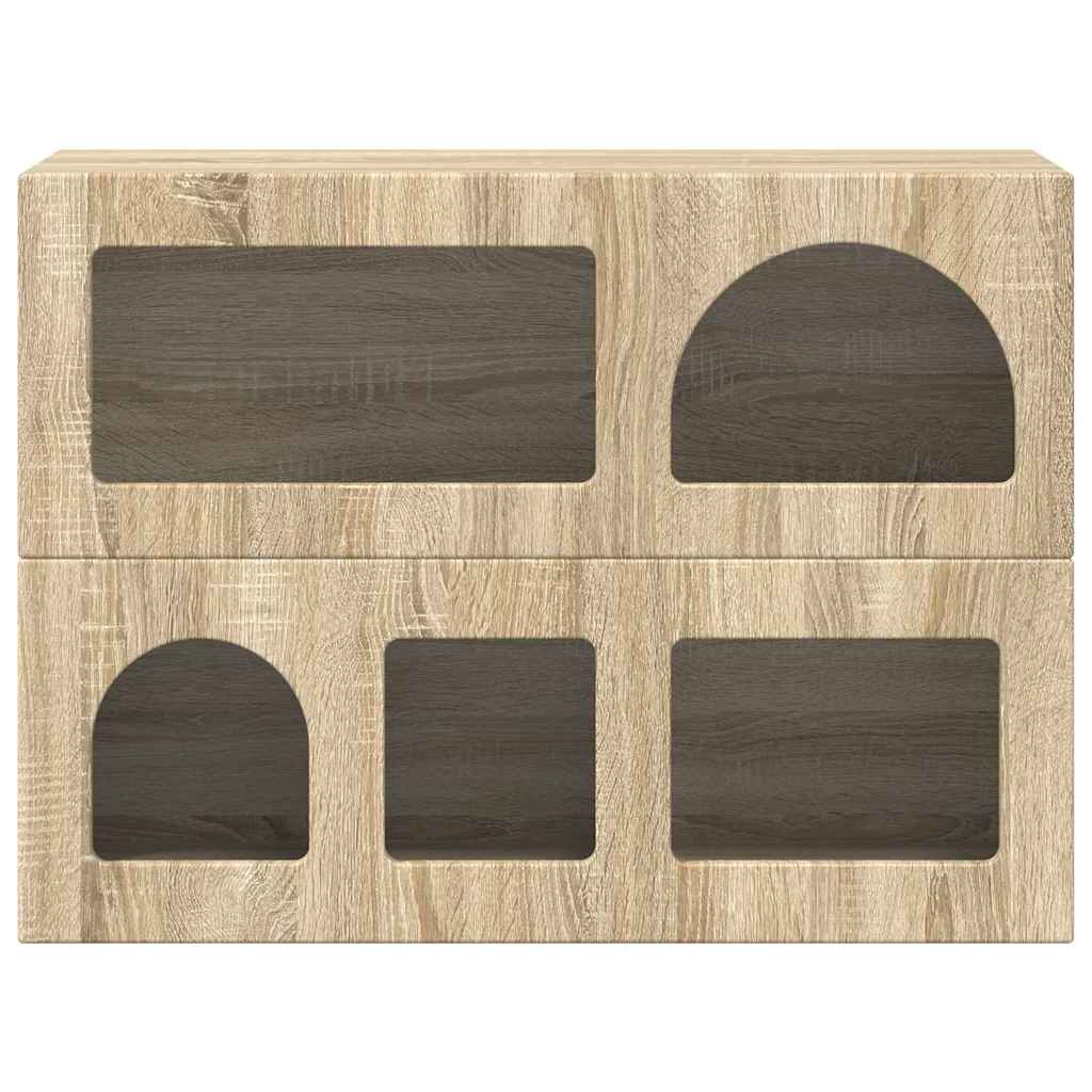 Credenza ELST Rovere Sonoma 80.5 x 35 x 59 cm Legno multistrato