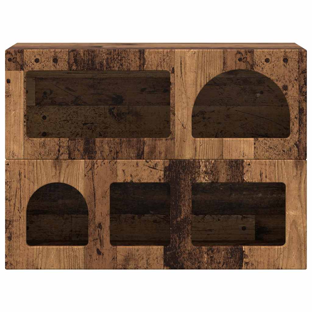 Credenza Legno vecchio 80.5 x 35 x 59 cm Legno multistrato