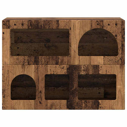 Credenza Legno vecchio 80.5 x 35 x 59 cm Legno multistrato