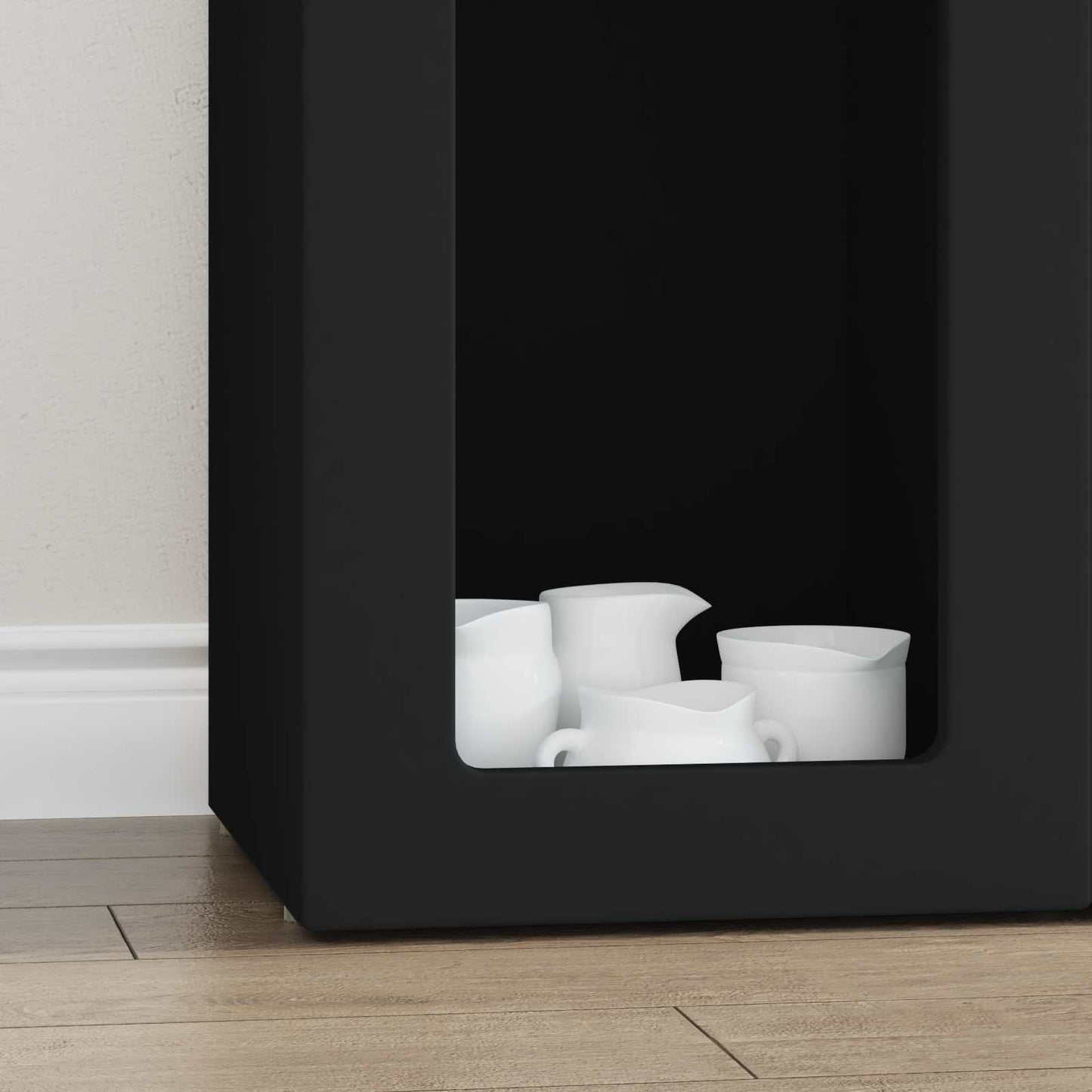 Credenza Nero 59 x 35 x 100,5 cm Legno multistrato