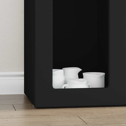 Credenza Nero 59 x 35 x 100,5 cm Legno multistrato