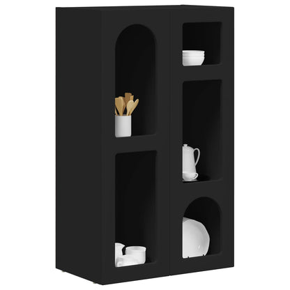 Credenza ELST Nero 59 x 35 x 100,5 cm Legno multistrato