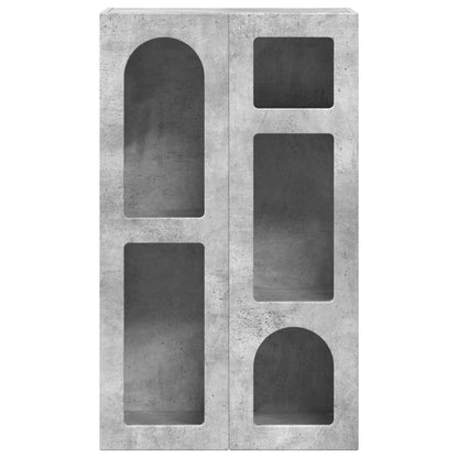 Credenza Grigio cemento 59 x 35 x 100,5 cm Legno multistrato