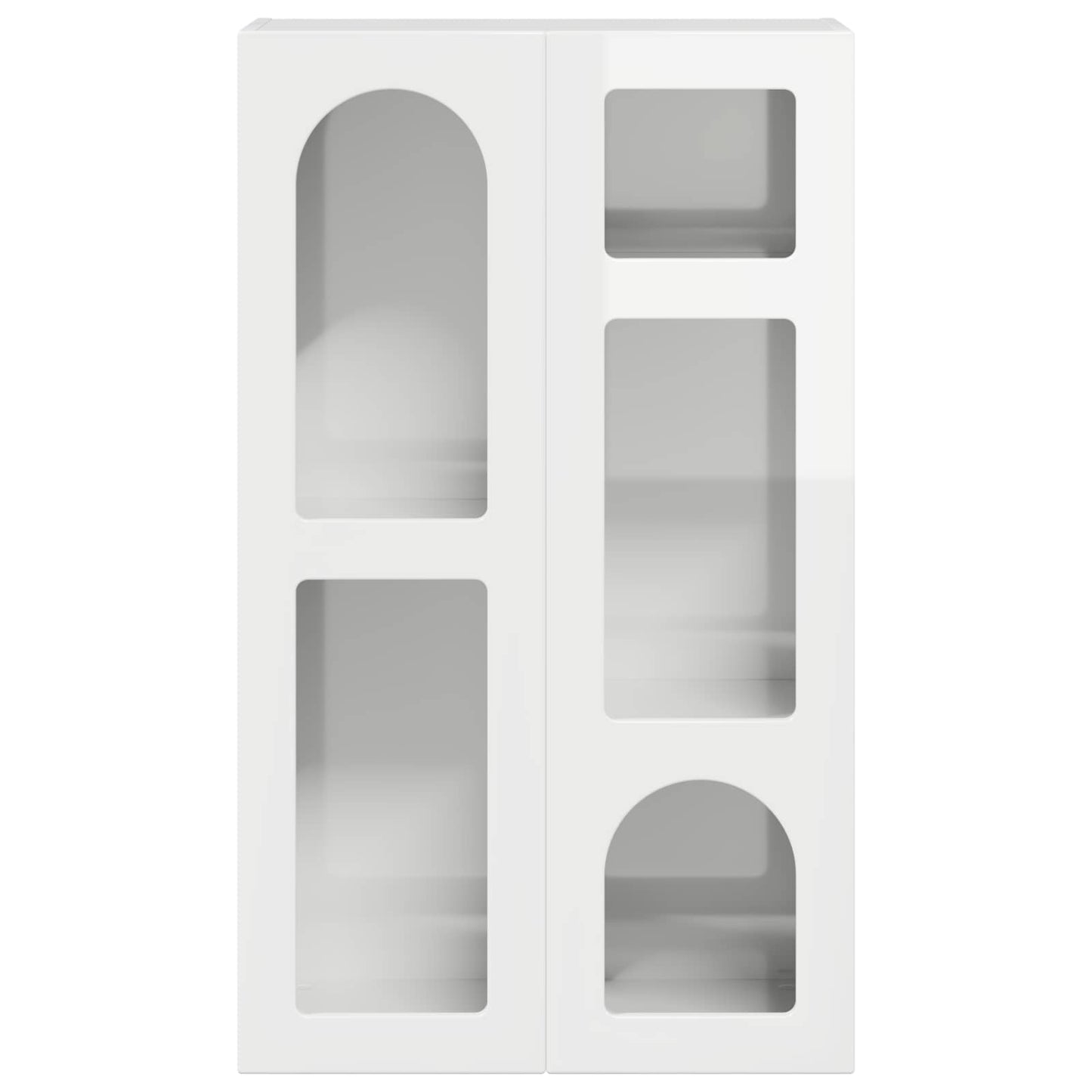 Credenza Bianco Lucido 59 x 35 x 100,5 cm Legno multistrato