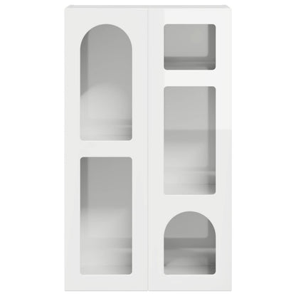 Credenza Bianco Lucido 59 x 35 x 100,5 cm Legno multistrato