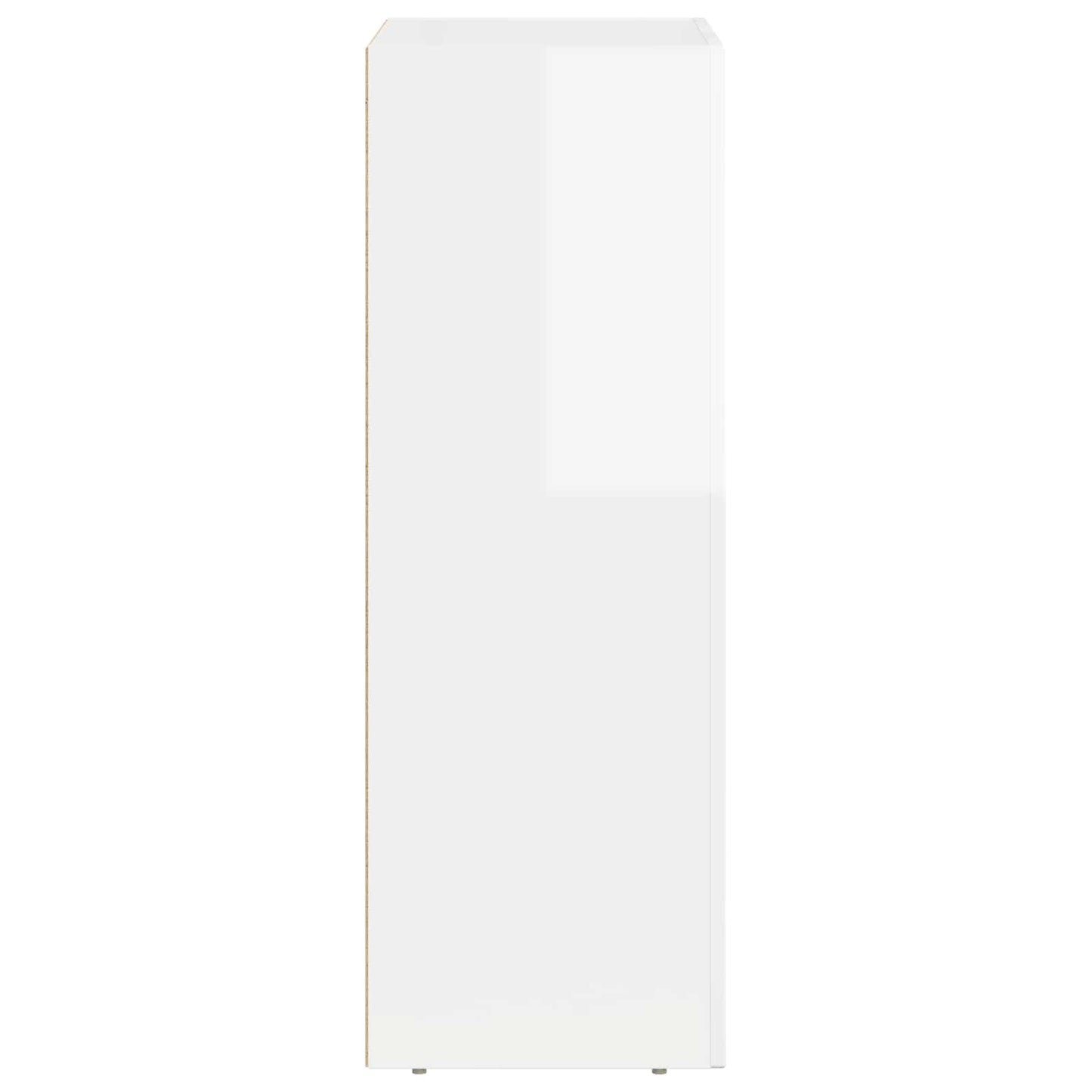 Credenza Bianco Lucido 59 x 35 x 100,5 cm Legno multistrato
