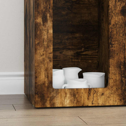 Credenza Rovere fumé 59 x 35 x 100,5 cm Legno multistrato