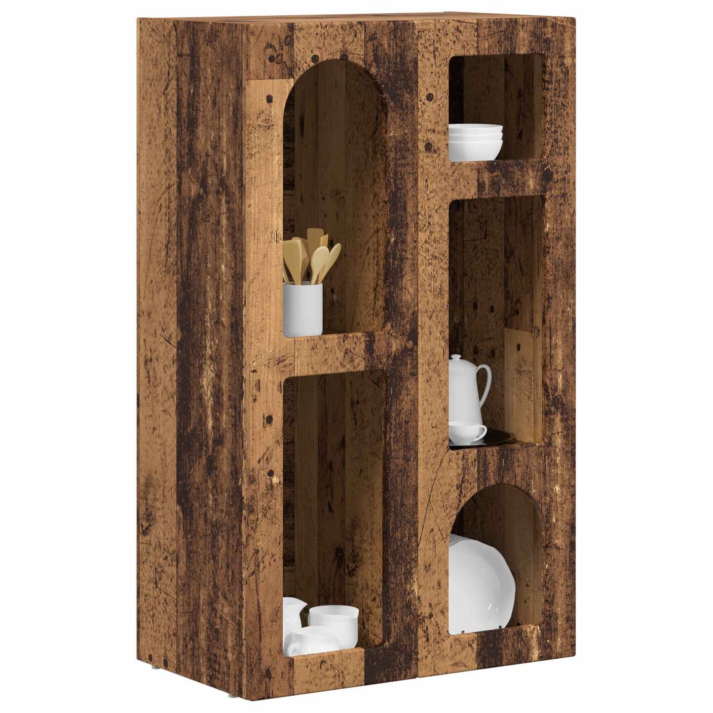 Credenza Legno vecchio 59 x 35 x 100,5 cm Legno multistrato