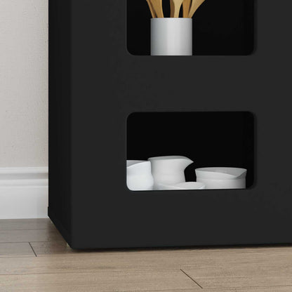 Credenza Nero 100 x 35 x 59 cm Legno multistrato