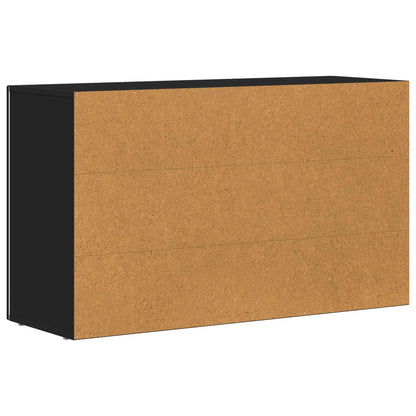 Credenza Nero 100 x 35 x 59 cm Legno multistrato