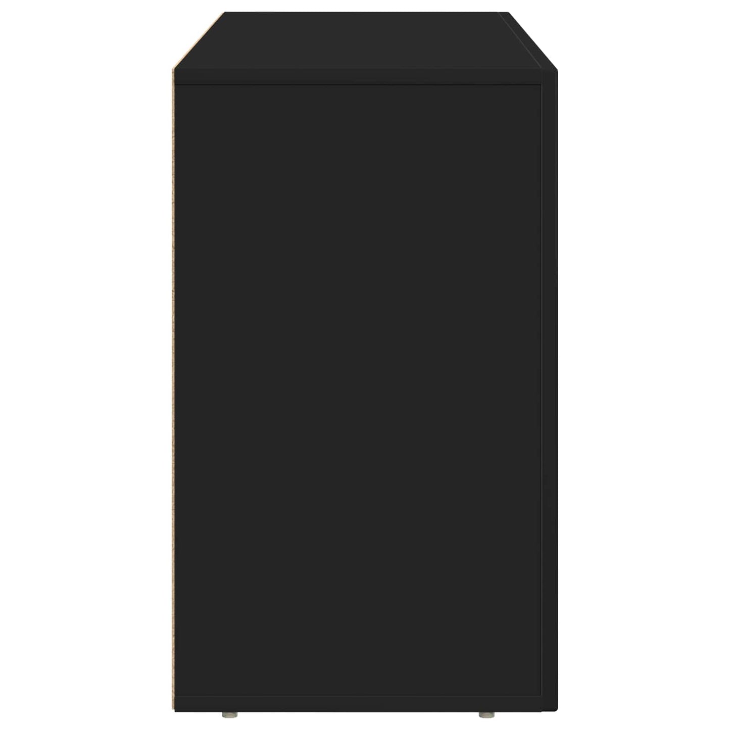 Credenza ELST Nero 100 x 35 x 59 cm Legno multistrato
