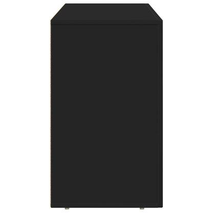 Credenza ELST Nero 100 x 35 x 59 cm Legno multistrato