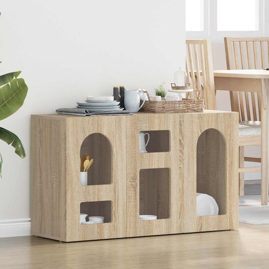 Credenza Rovere Sonoma 100 x 35 x 59 cm Legno multistrato