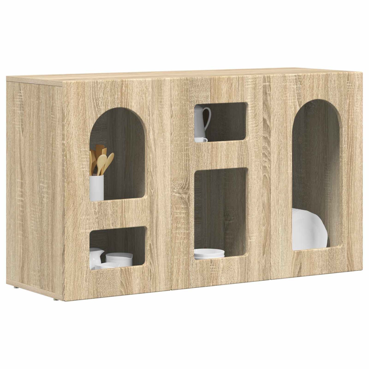 Credenza Rovere Sonoma 100 x 35 x 59 cm Legno multistrato