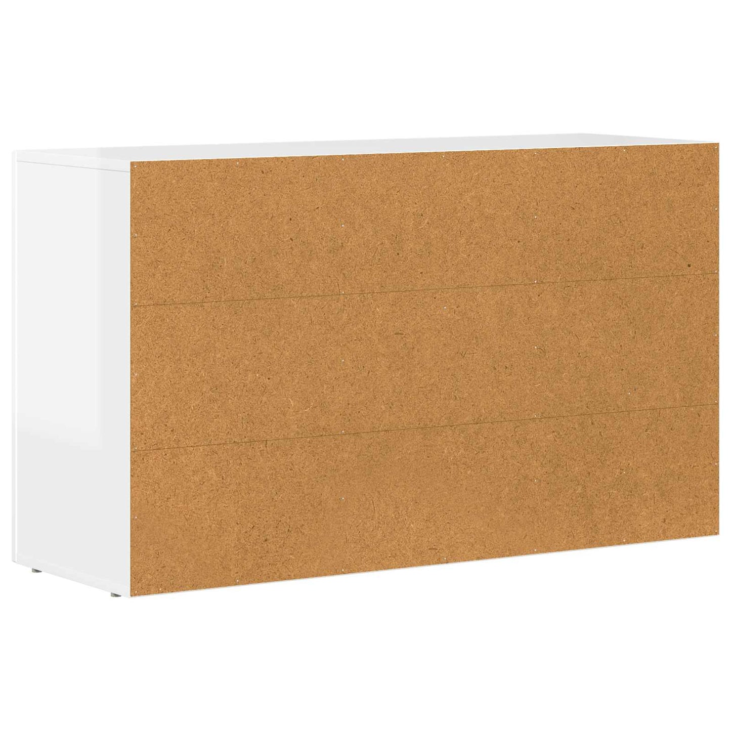 Credenza Bianco Lucido 100 x 35 x 59 cm Legno multistrato