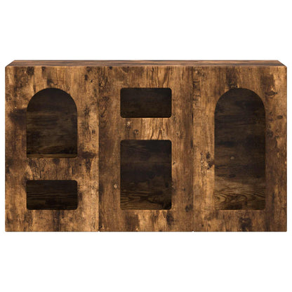 Credenza Rovere fumé 100 x 35 x 59 cm Legno multistrato