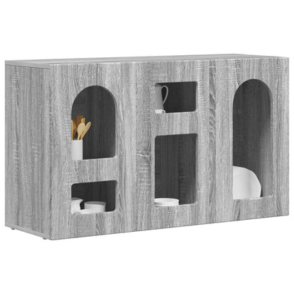 Credenza Grigio Sonoma 100 x 35 x 59 cm Legno multistrato