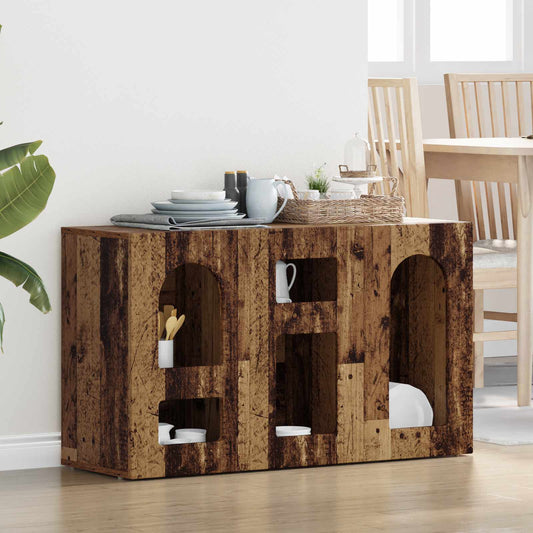 Credenza Legno vecchio 100 x 35 x 59 cm Legno multistrato